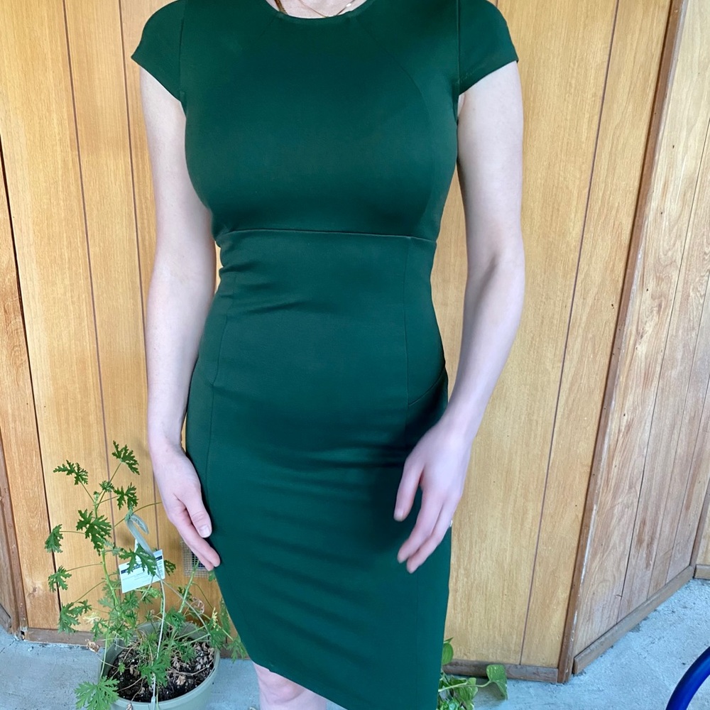 Emerald green & gold cocktail dressfrom Nordstrom